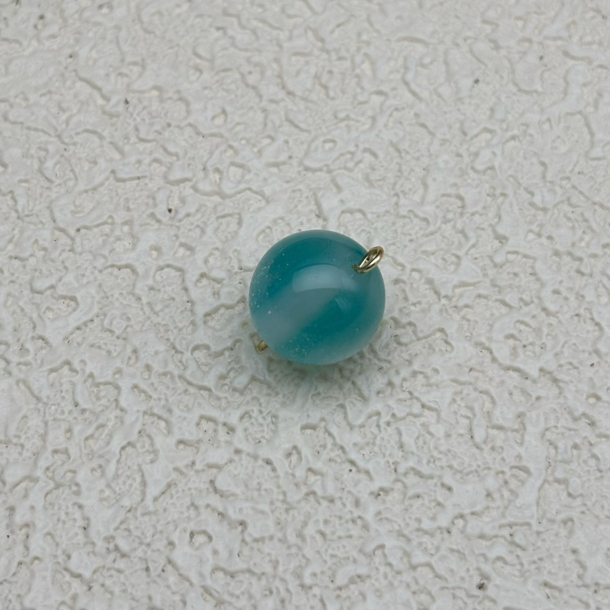 12mm | 紫外線で色が変わるビーズ（グリーン→ピンク柄）