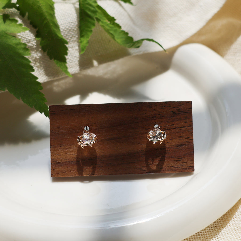 流星のきらめき ピアス（シルバー／ゴールド）SV925