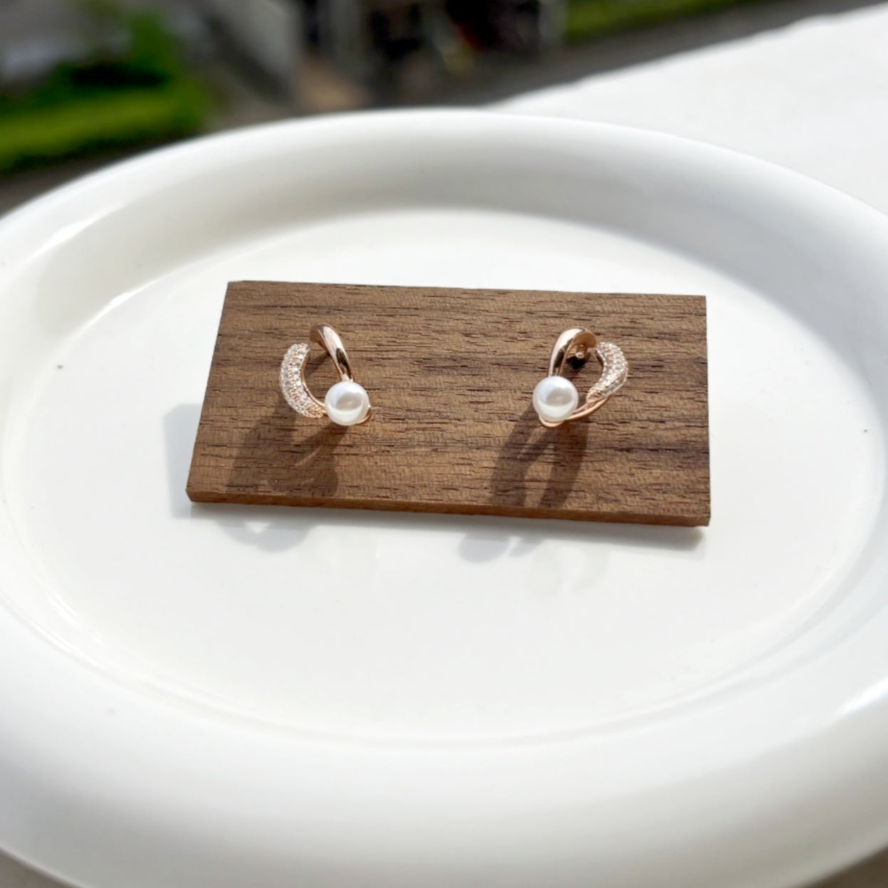 エクラ パールラインピアス SV925シルバー