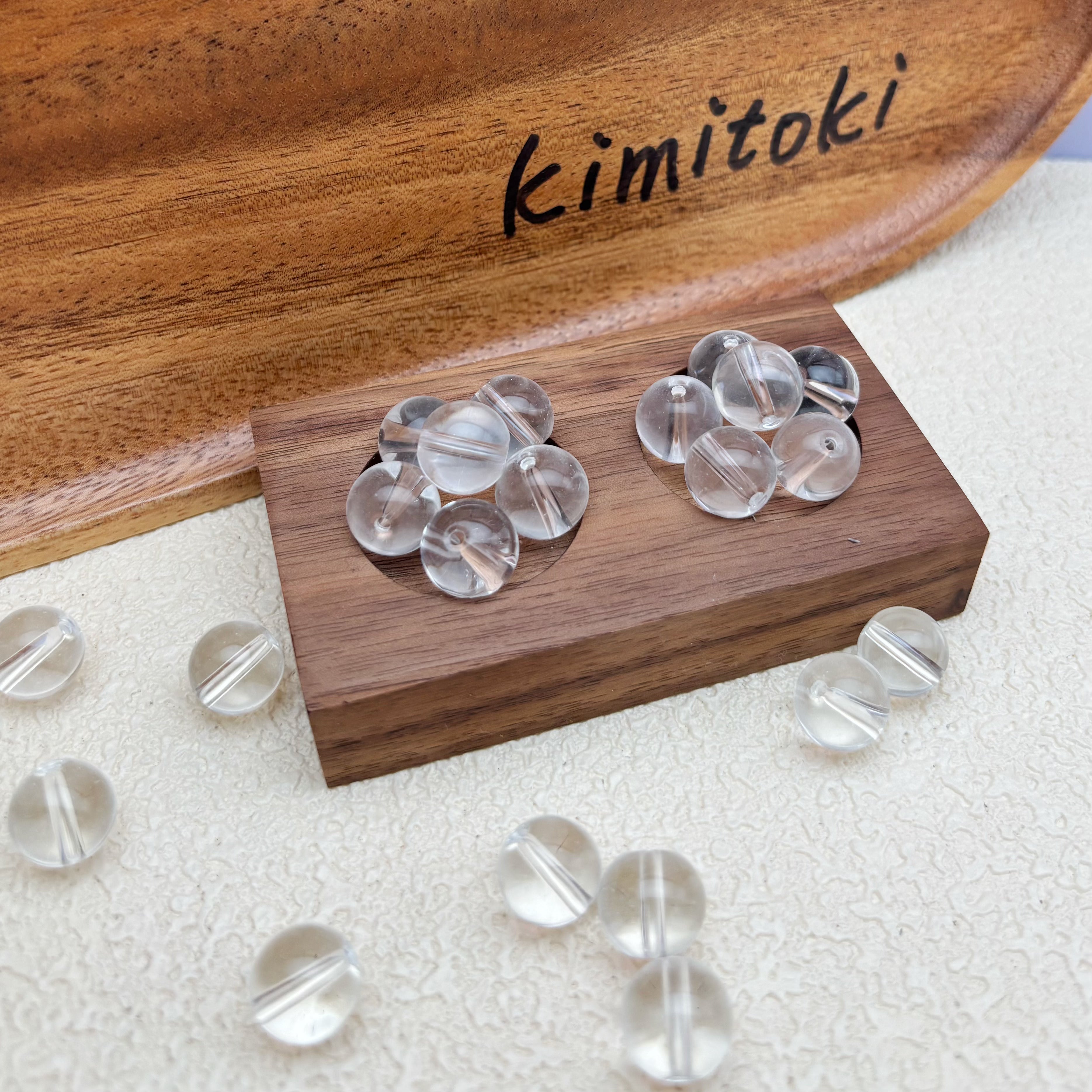 12mm | クリアグラスビーズ