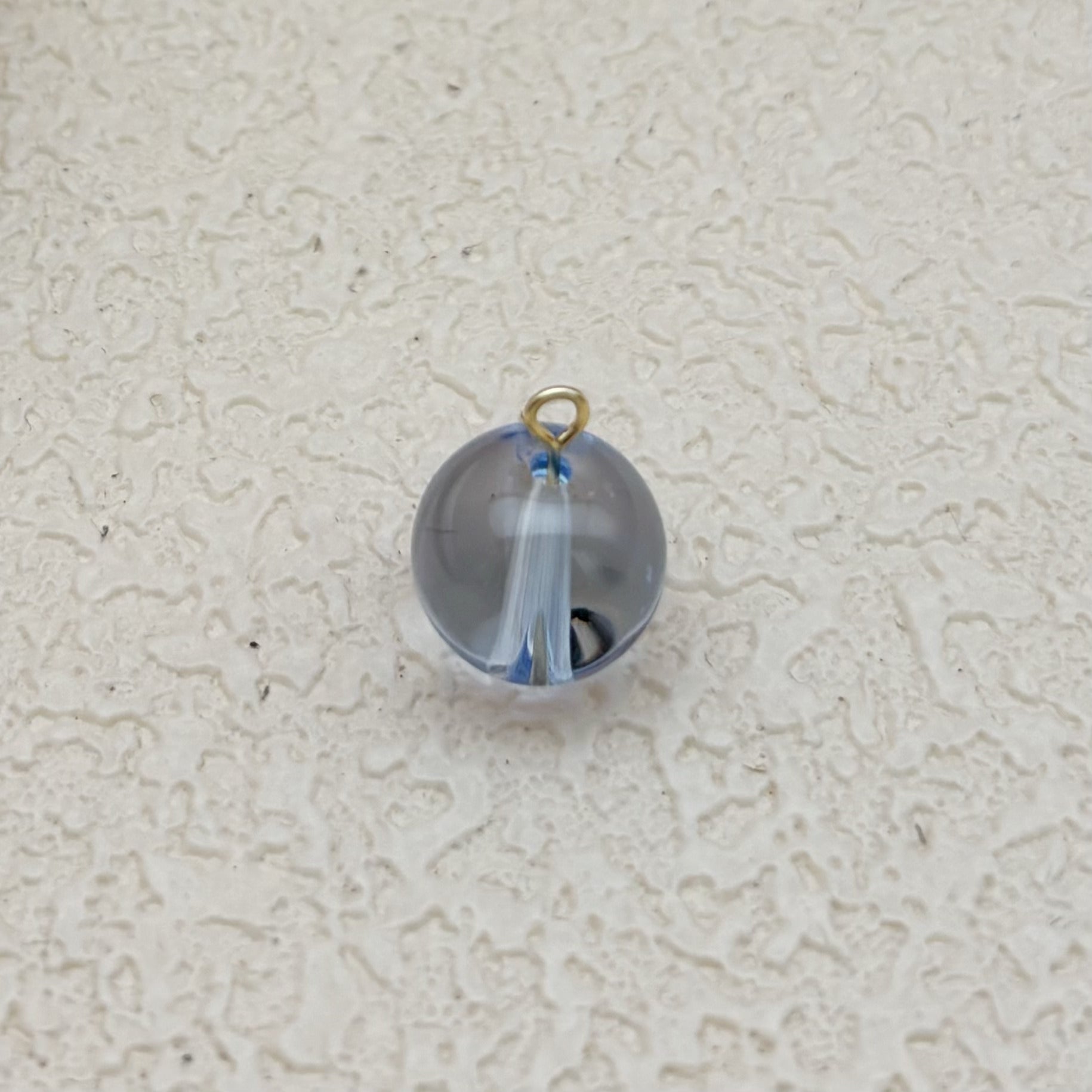12mm | アクアブルーグラスビーズ