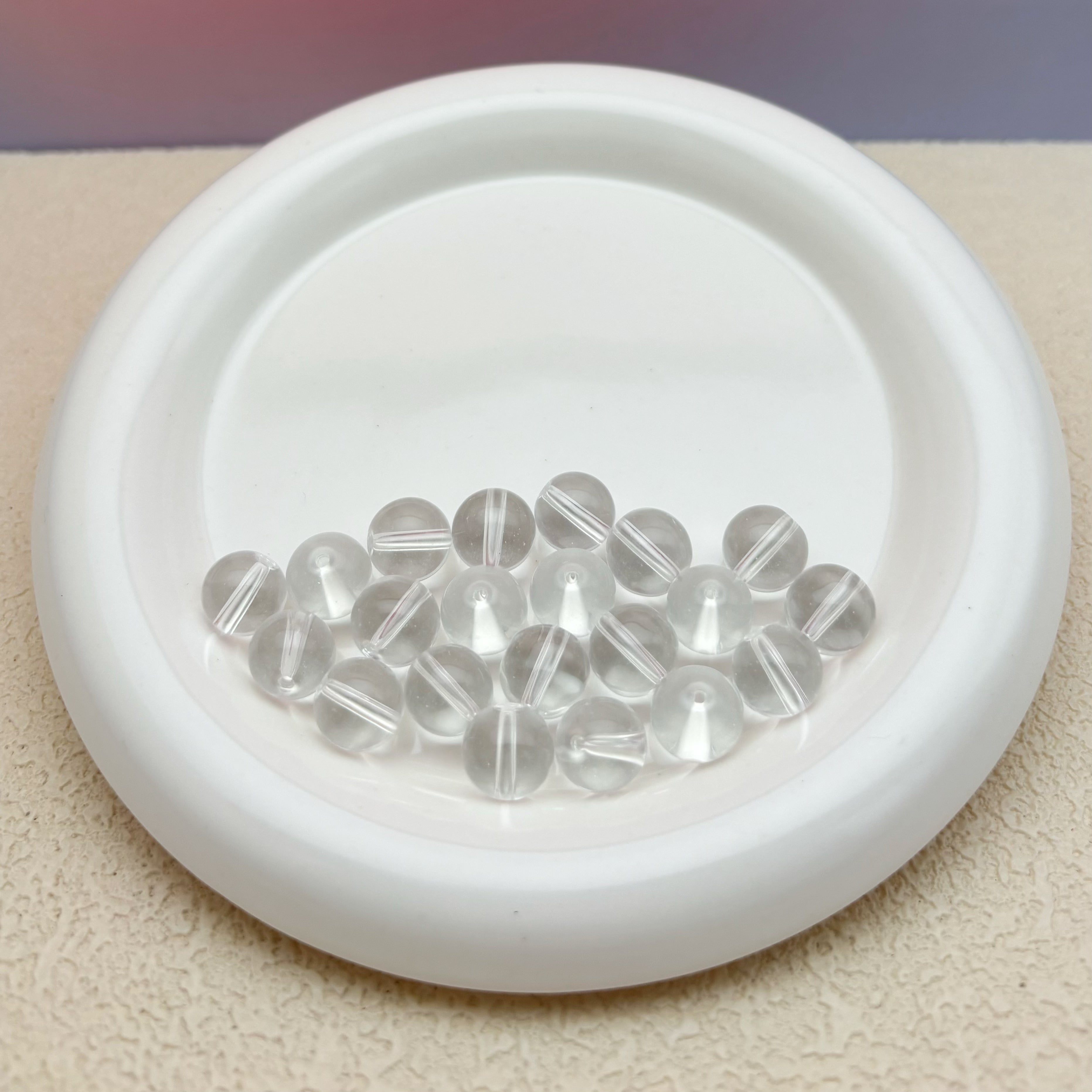 12mm | クリアグラスビーズ