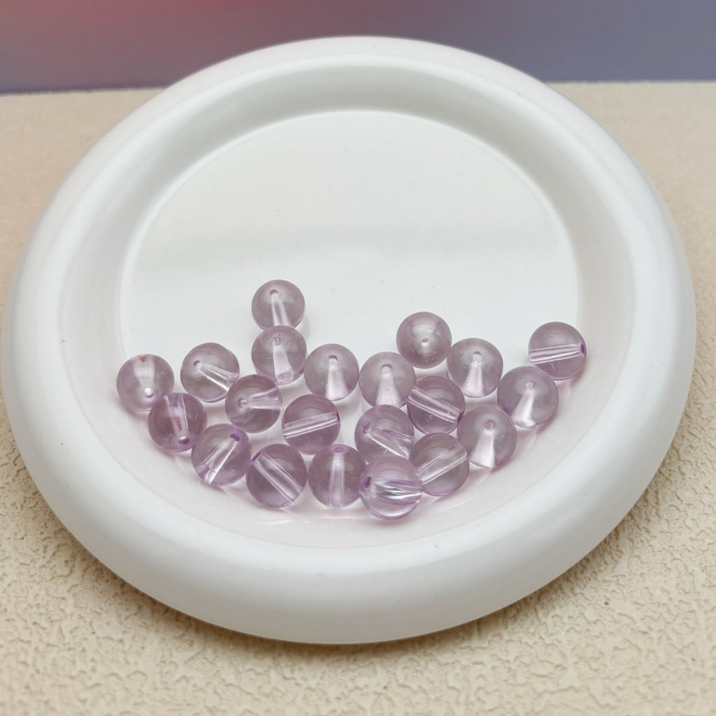 12mm | ラベンダーグラスビーズ