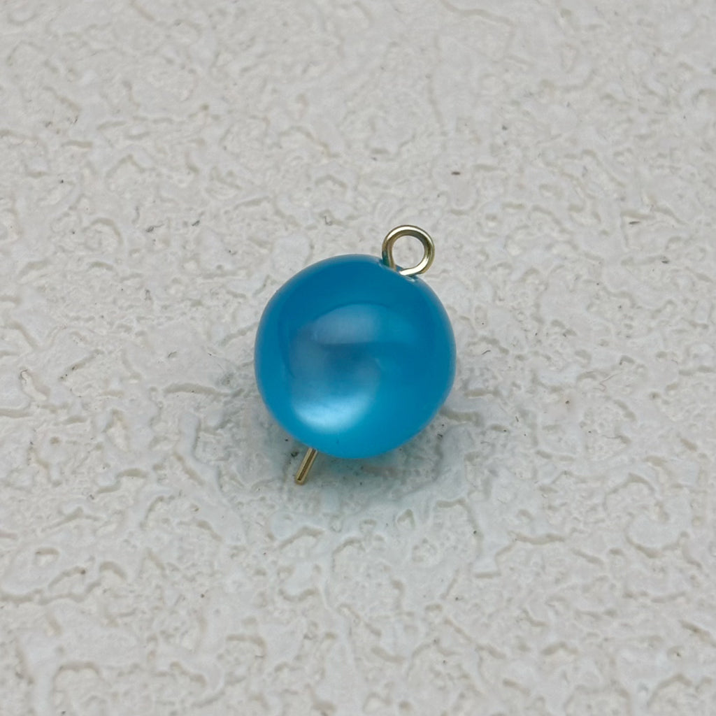 12mm | ブルーキャッツアイビーズ