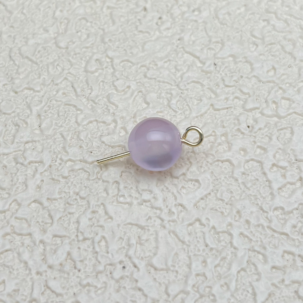 8mm | ラベンダーキャッツアイビーズ