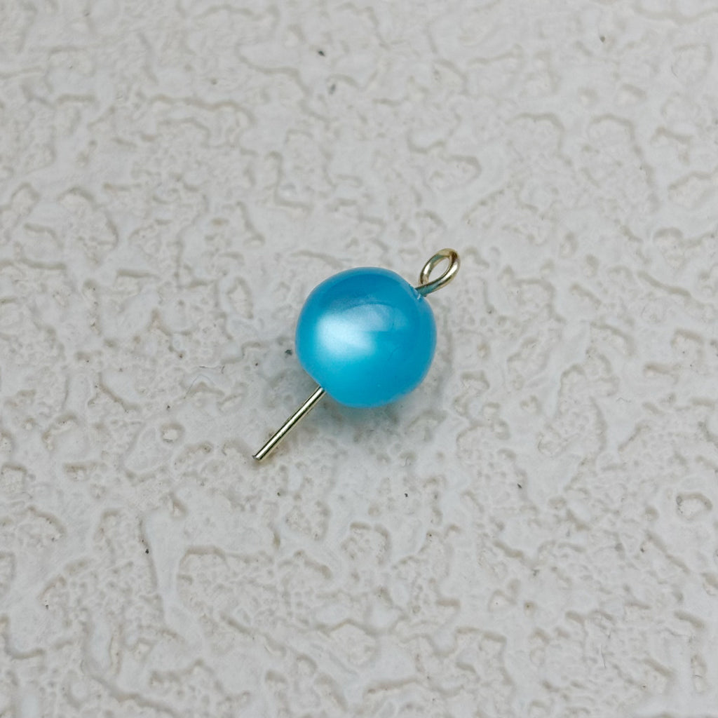 8mm | ブルーキャッツアイビーズ