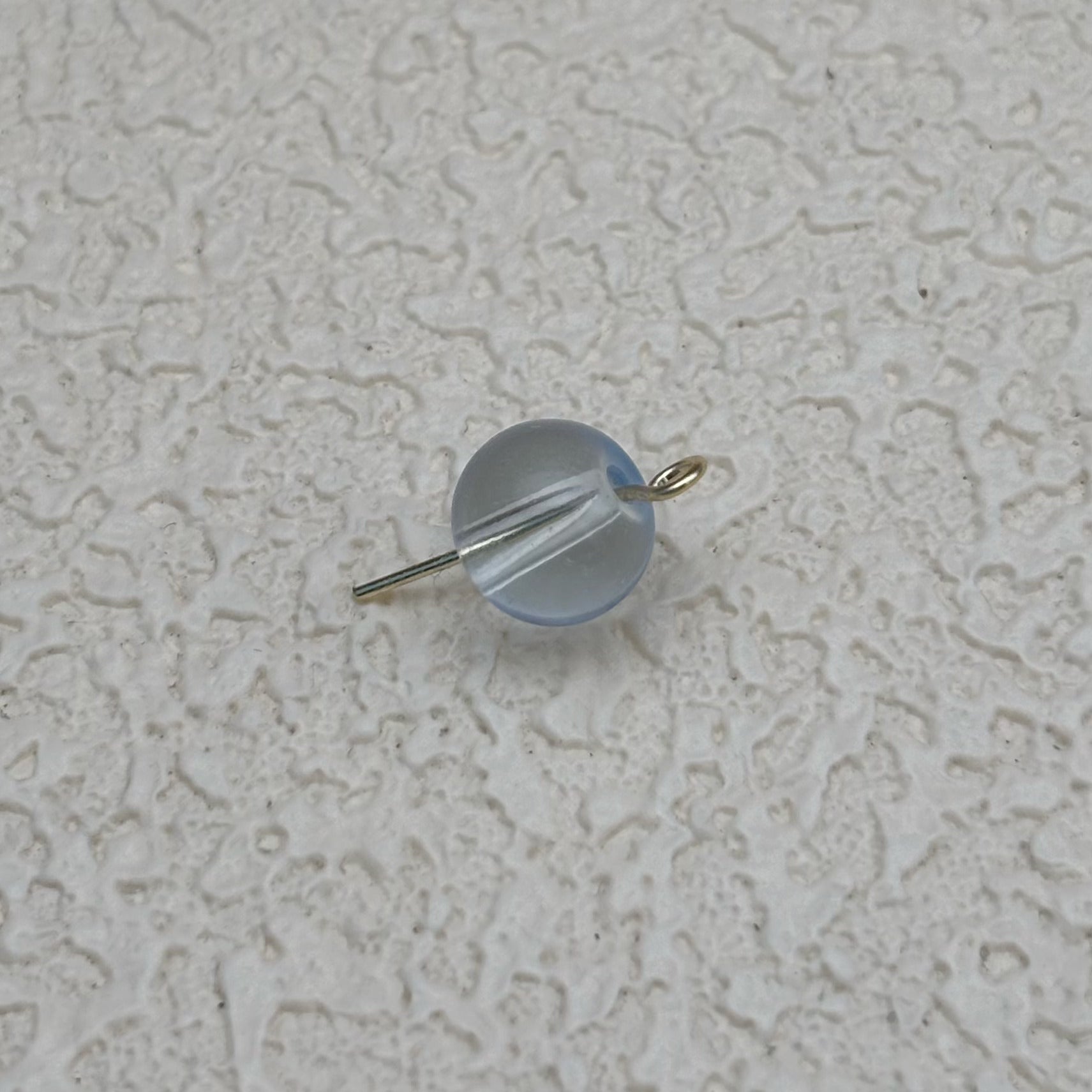 8mm | アクアブルーグラスビーズ