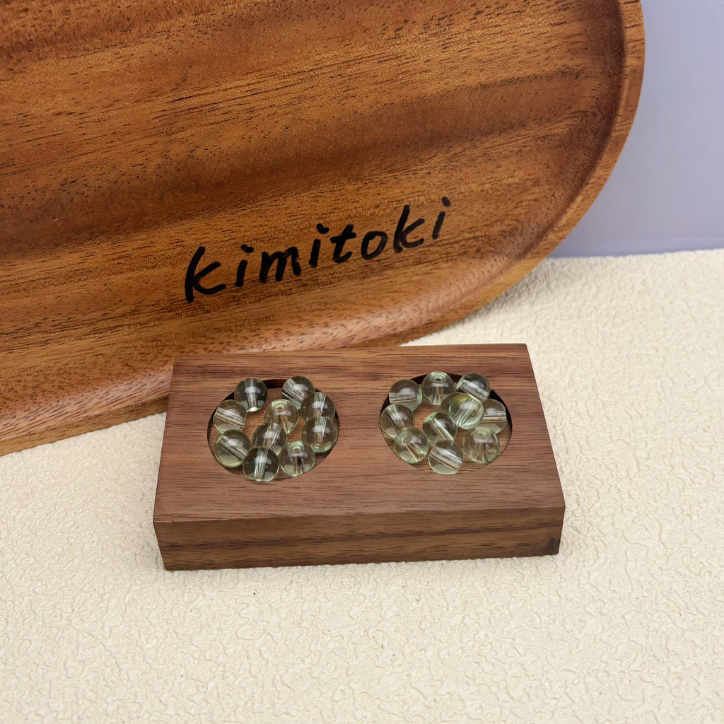 8mm | ミントグリーングラスビーズ