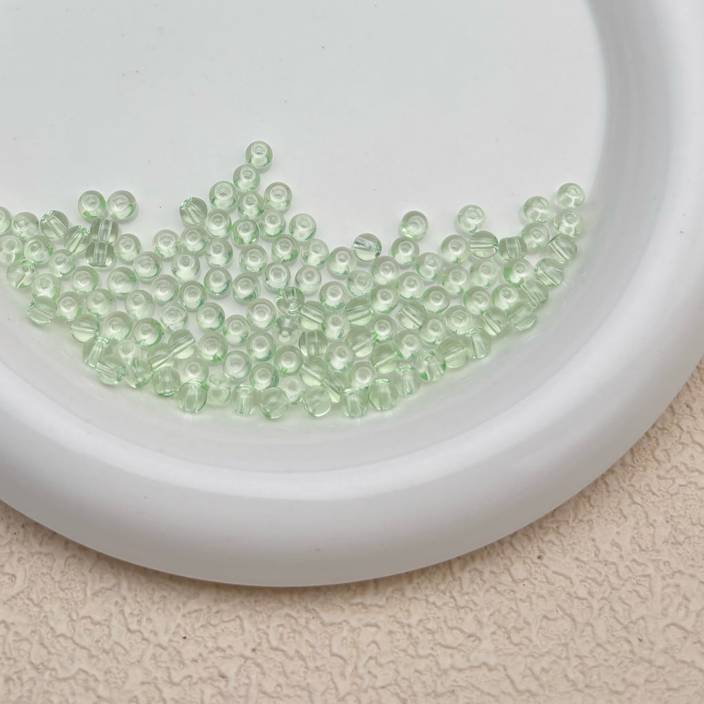 4mm | ミントグリーングラスシードビーズ