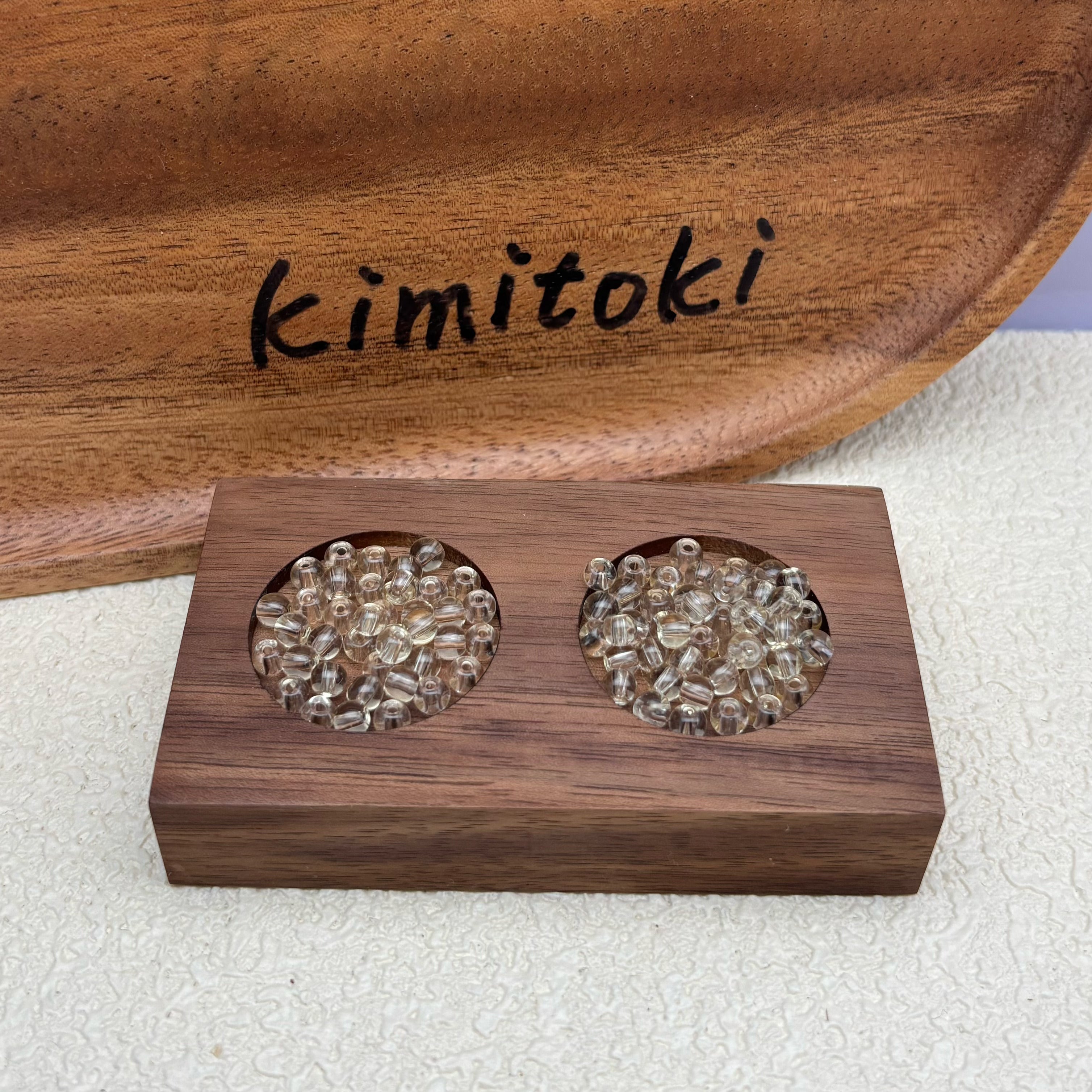 4mm | ライトイエローグラスシードビーズ