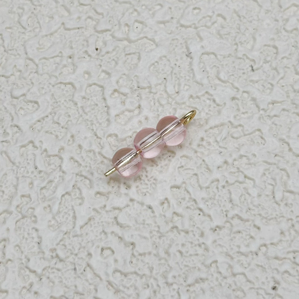 4mm | ピンクグラスシードビーズ