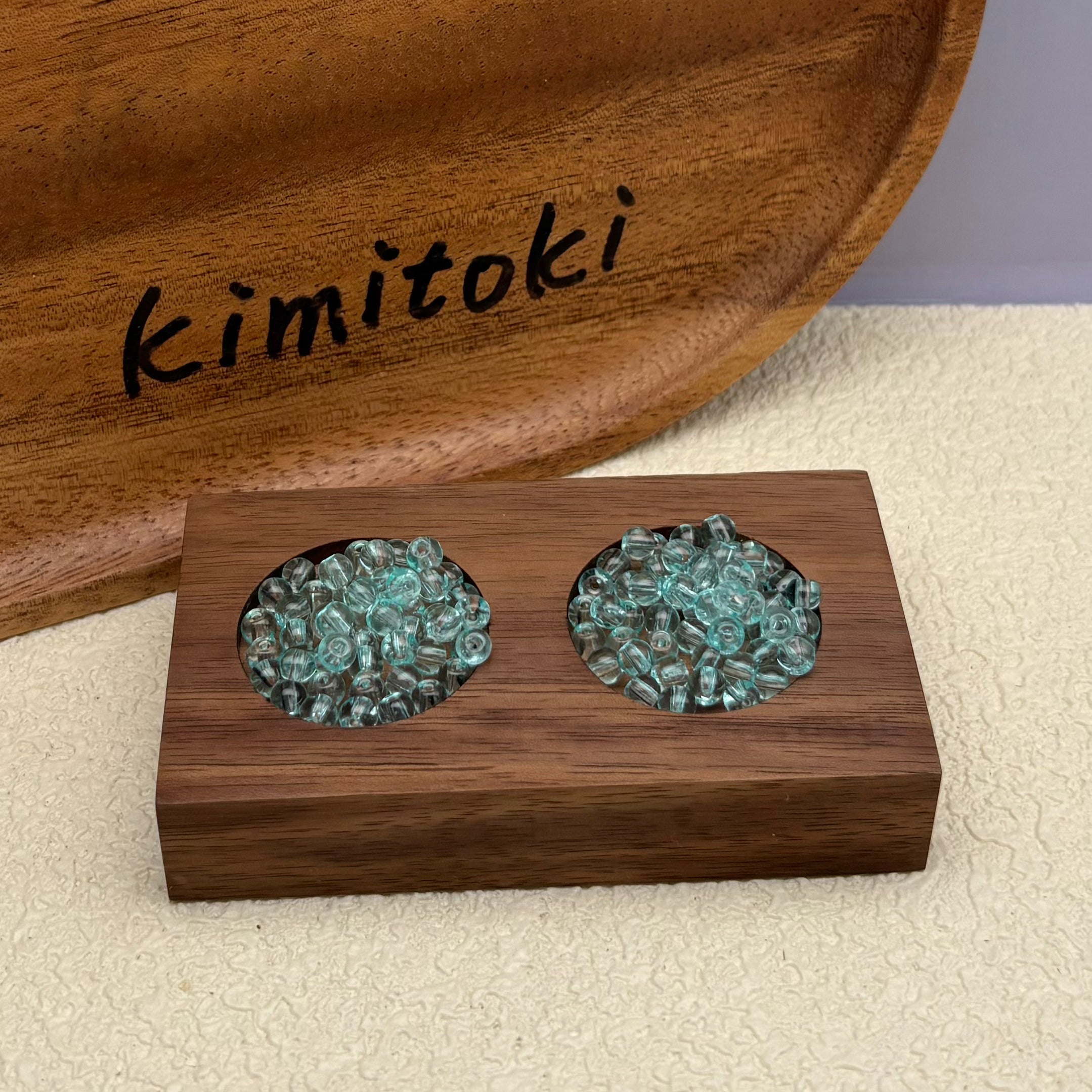 4mm | ウォーターブルーグラスシードビーズ