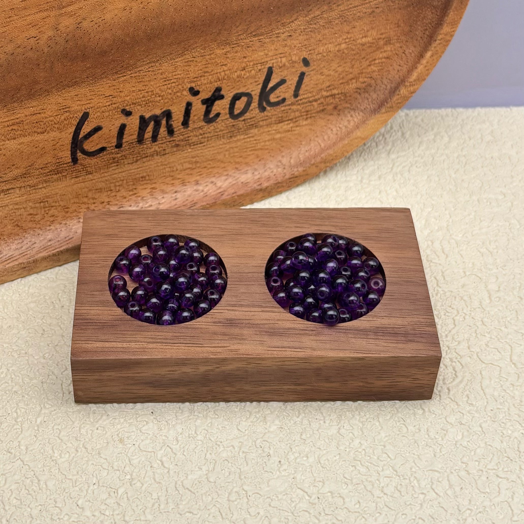 4mm | ディープパープルグラスシードビーズ