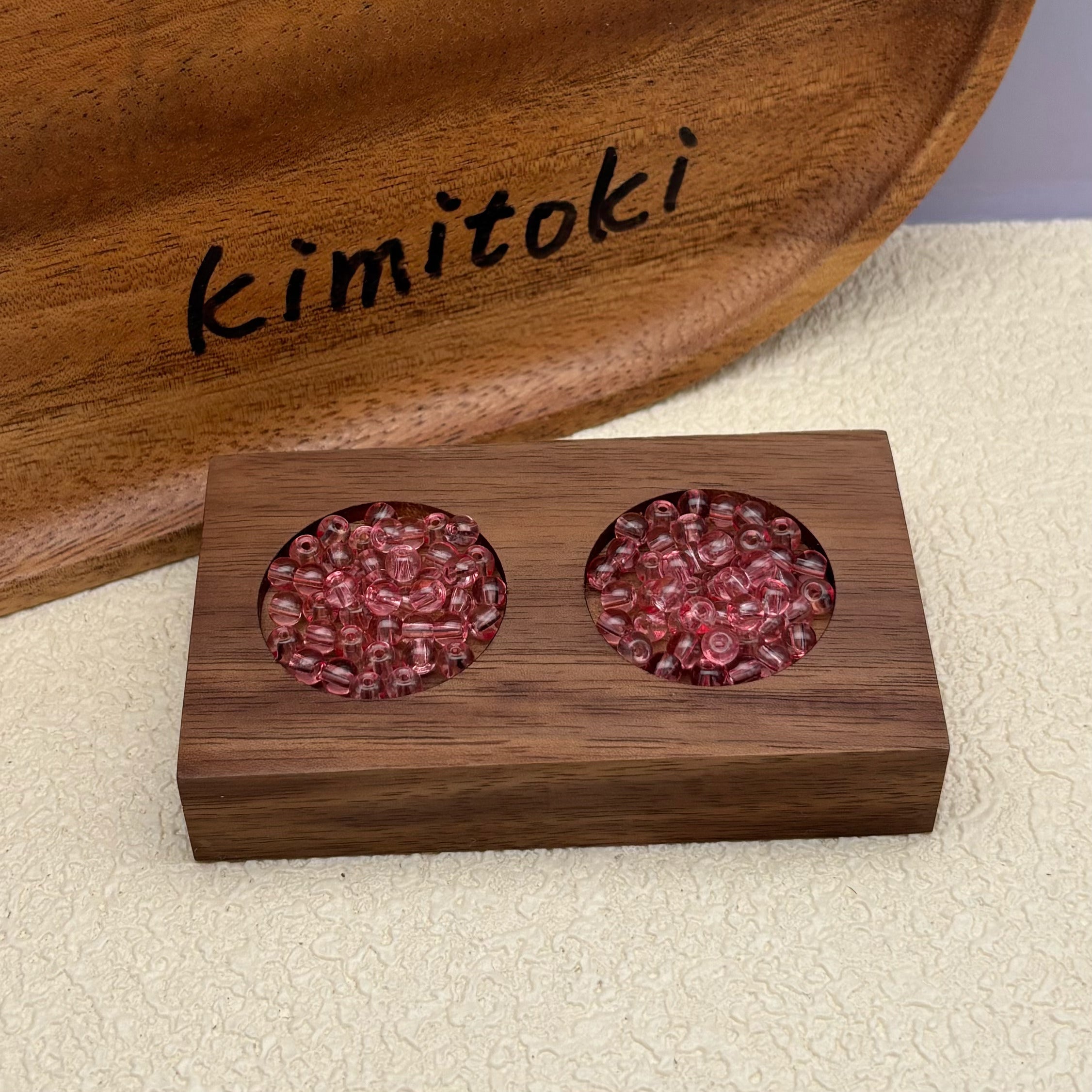 4mm | グレープフルーツピンクグラスシードビーズ