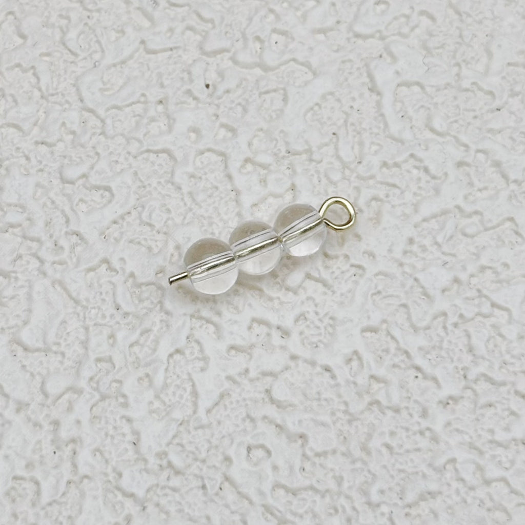 4mm | クリアグラスシードビーズ