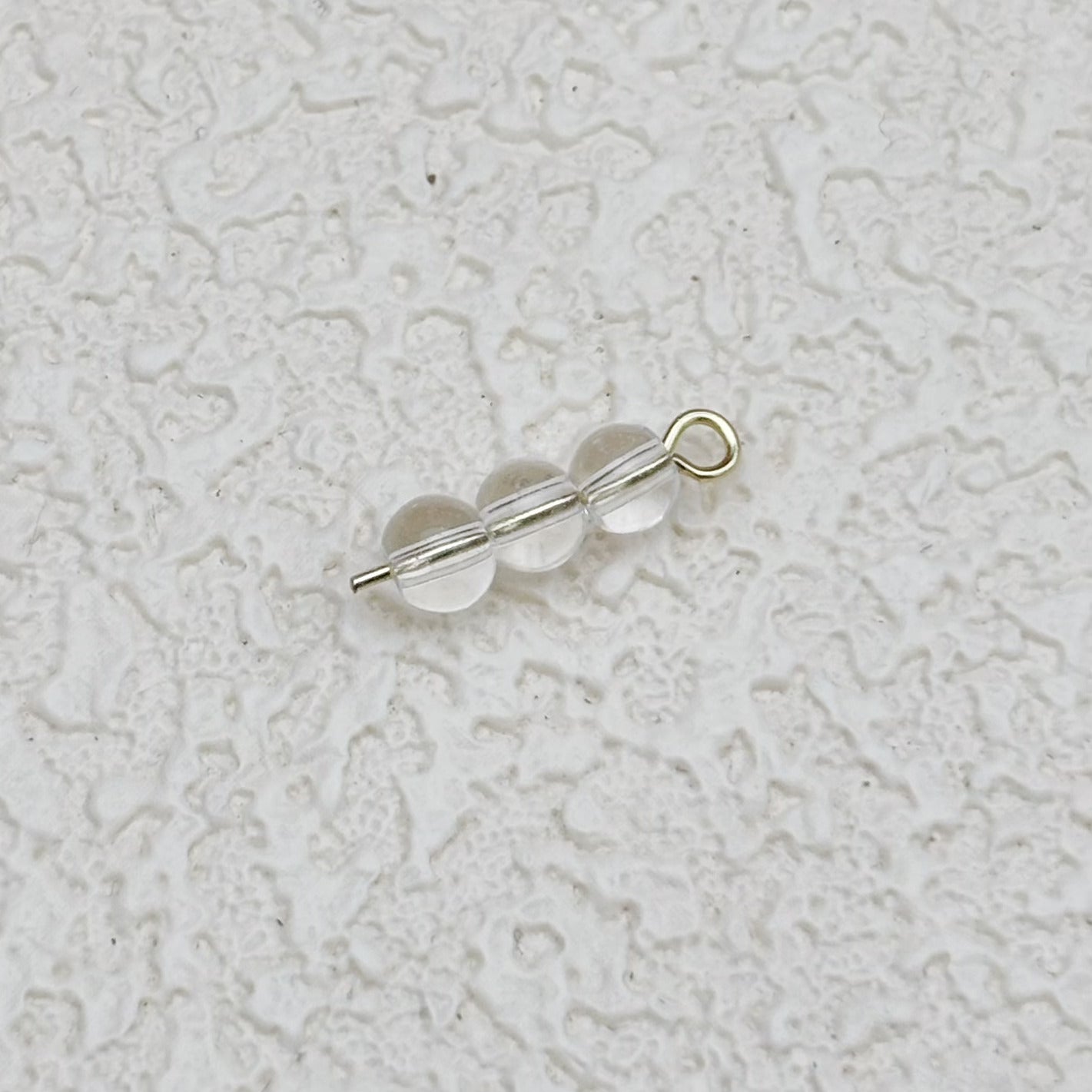 4mm | クリアグラスシードビーズ