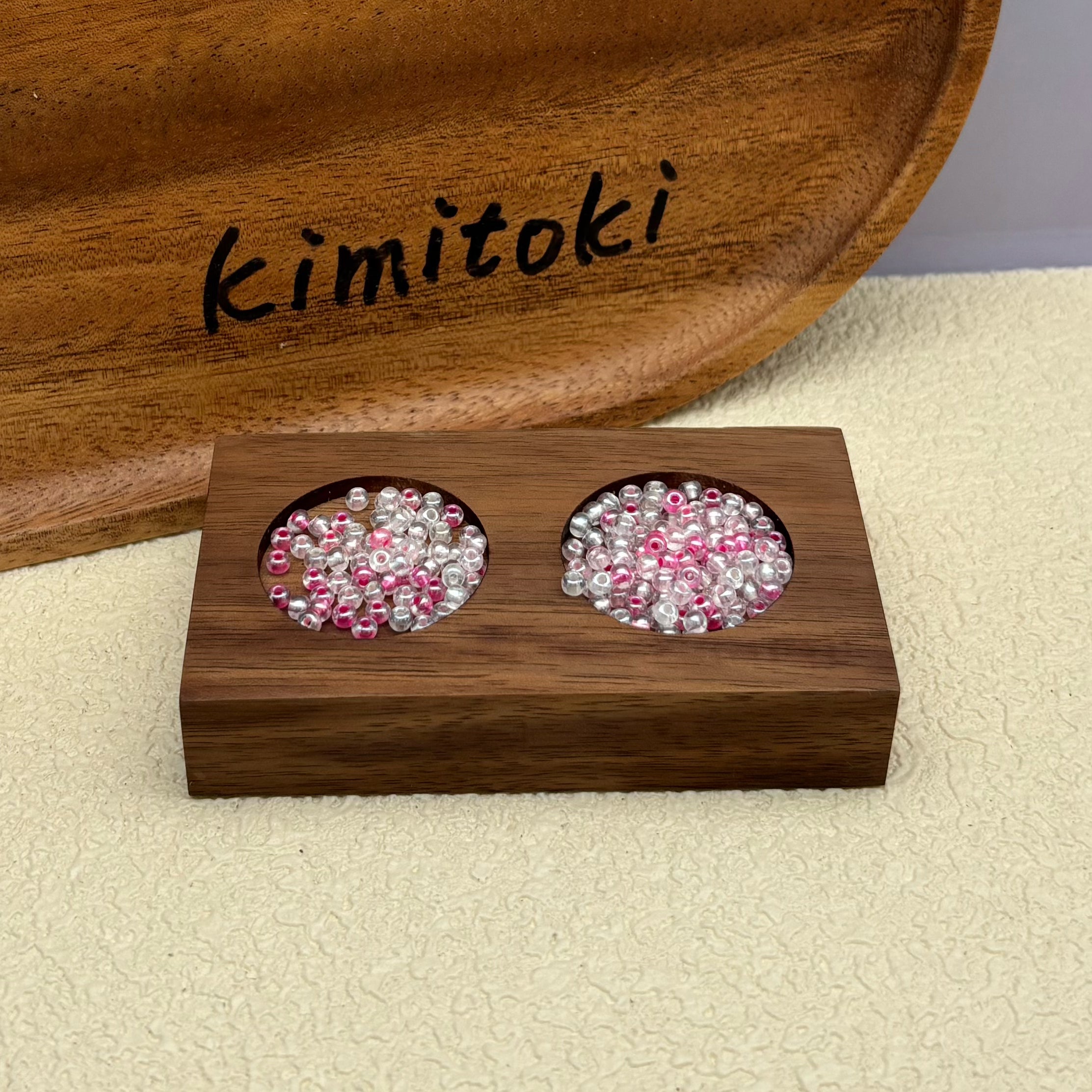 3mm | ローズキャンディ系シードビーズ