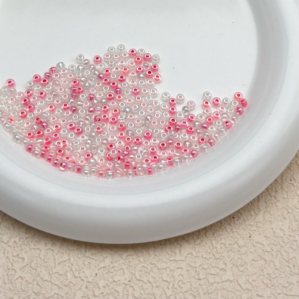 3mm | ローズキャンディ系シードビーズ