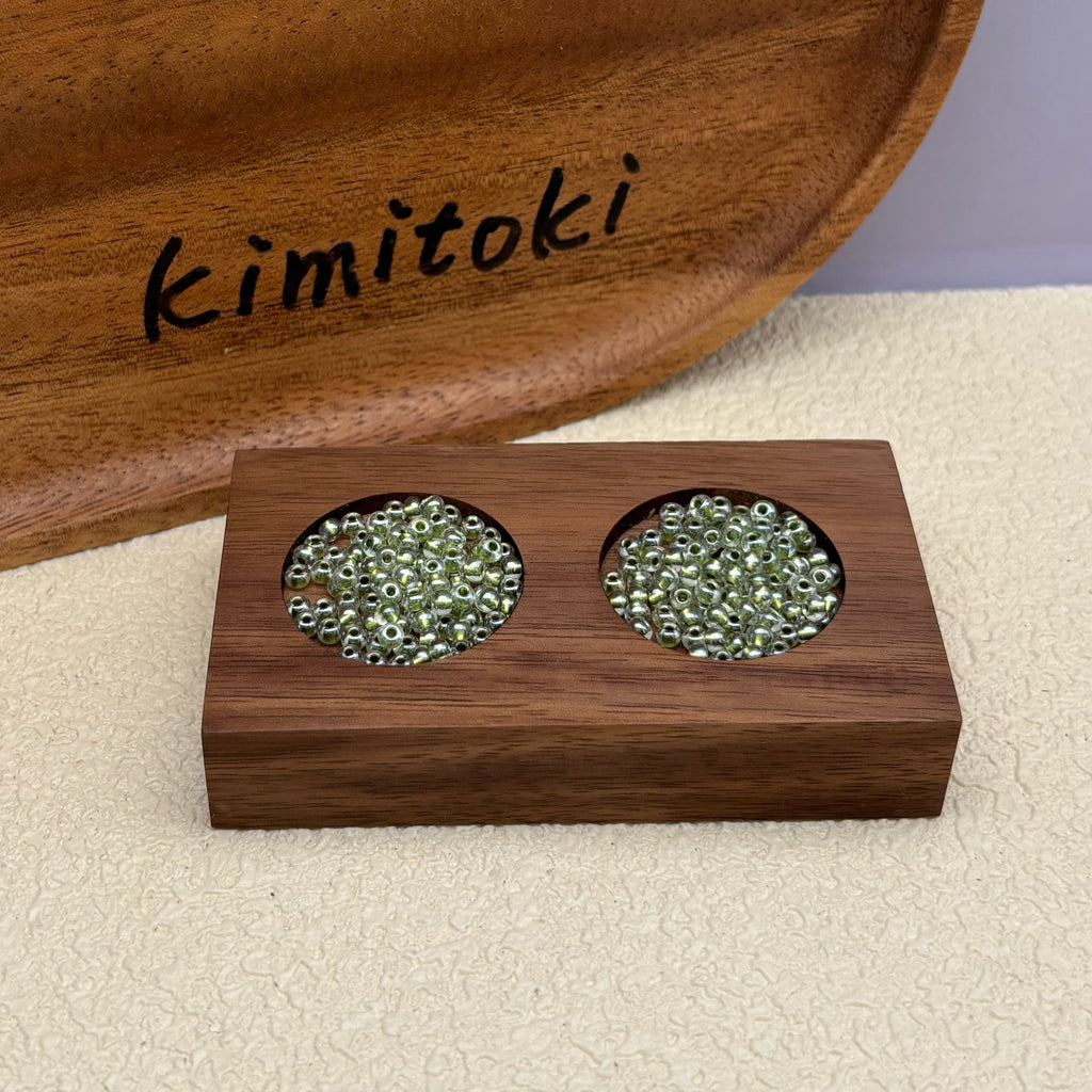 3mm | セージグリーン色シードビーズ