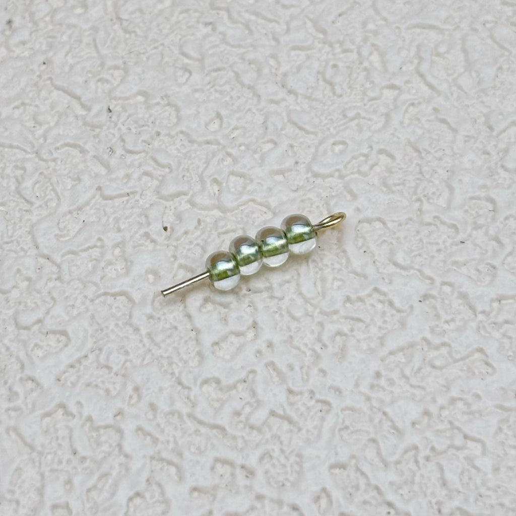 3mm | セージグリーン色シードビーズ