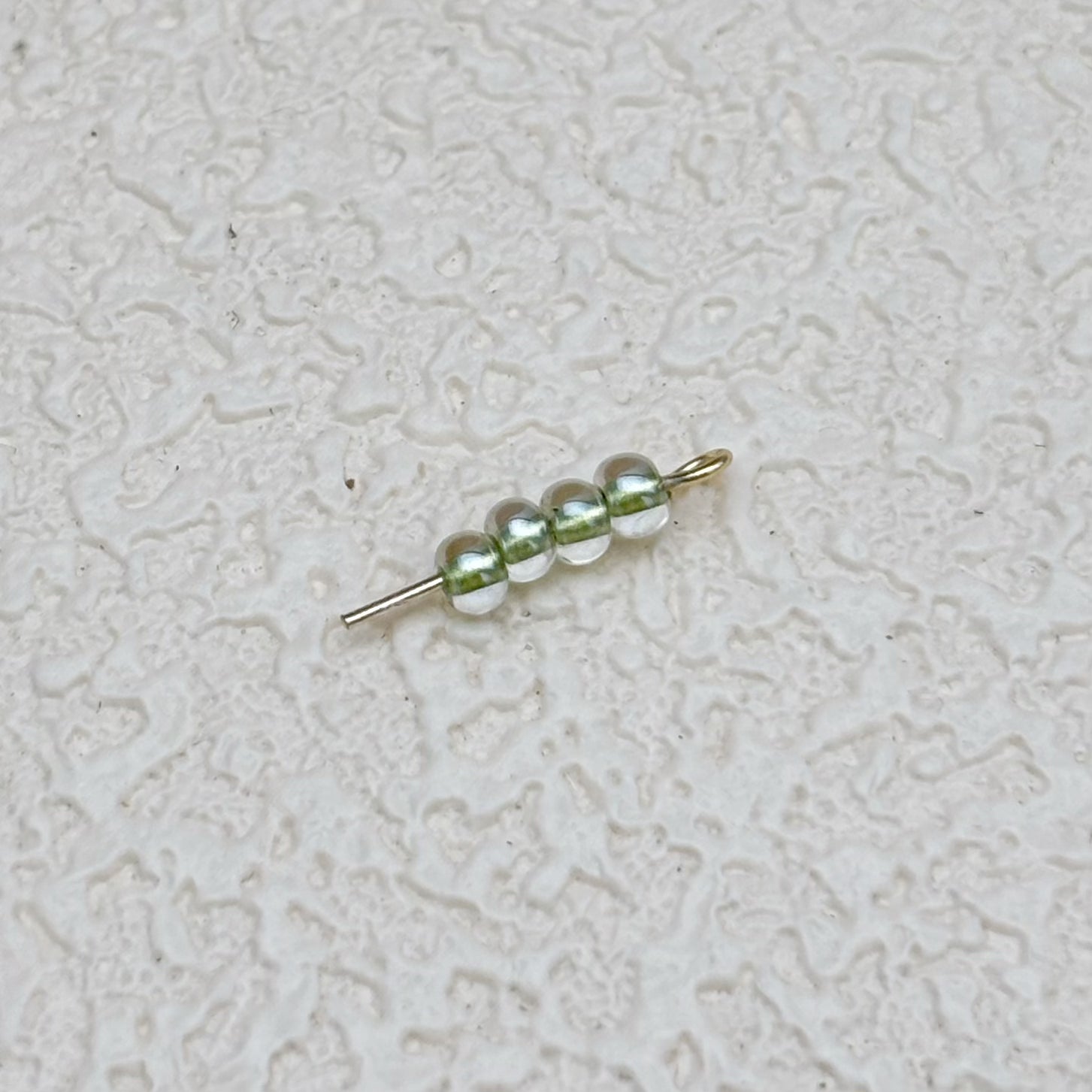 3mm | セージグリーン色シードビーズ