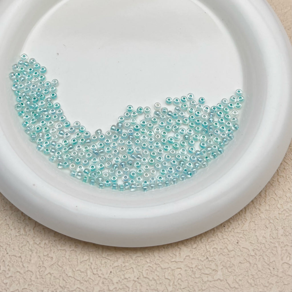 3mm | アイスブルー系シードビーズ