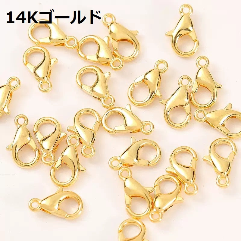 留め具金具 ❘ カニカン全4色（変色防止加工）