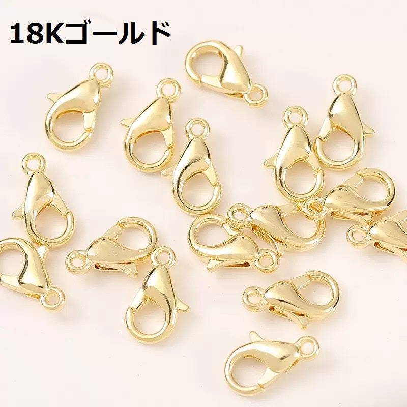 留め具金具 ❘ カニカン全4色（変色防止加工）