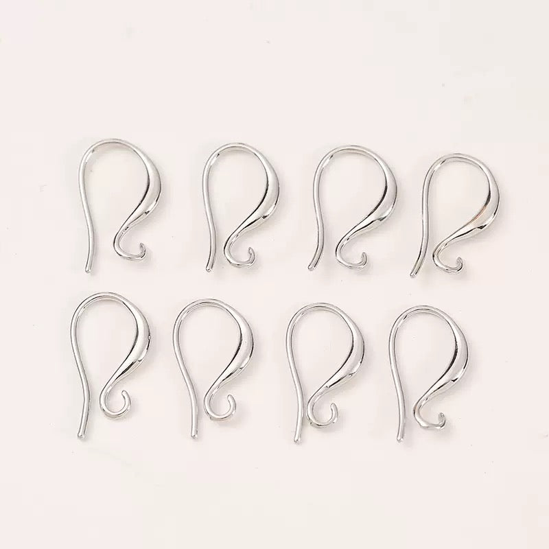 ピアス金具 ❘ 丸カン付きフックタイプ（変色防止加工）