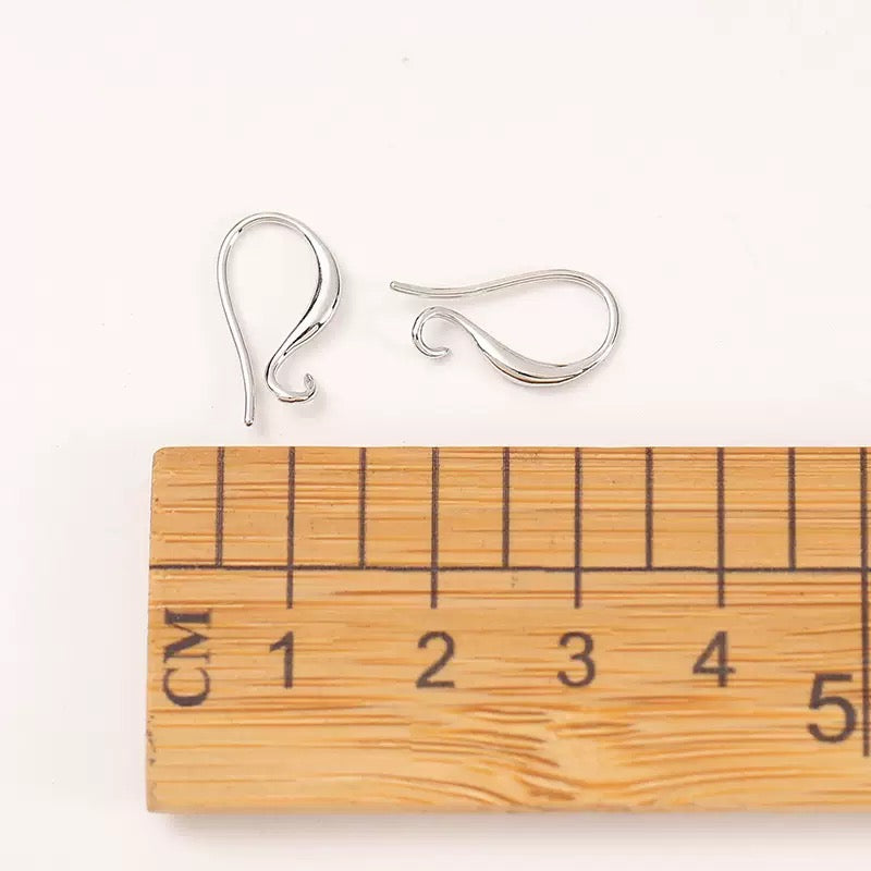 ピアス金具 ❘ 丸カン付きフックタイプ（変色防止加工）