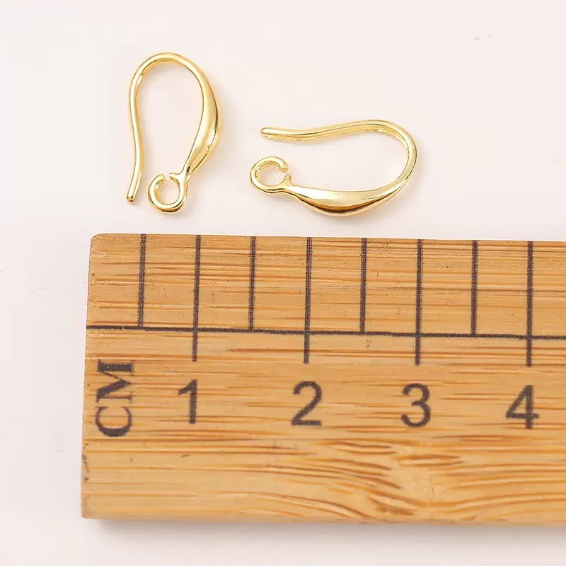 ピアス金具 ❘ 丸カン付きフックタイプ（変色防止加工）