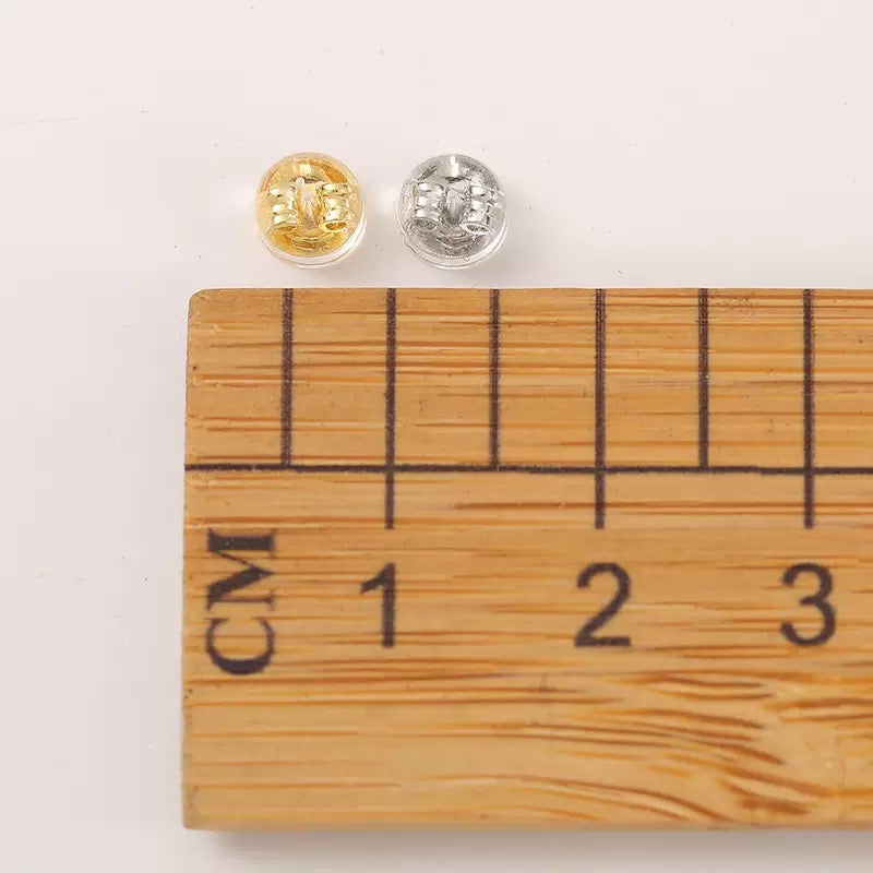 ピアス金具 ❘ 丸カン付きS925ポストタイプ（高品質シリコンキャッチ付き）