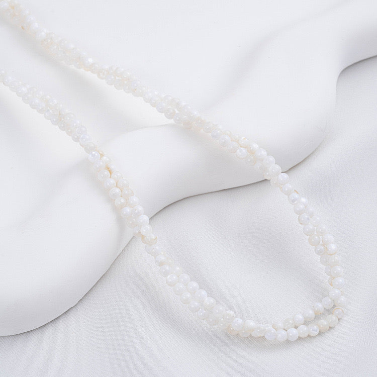 3mm | ホワイトシェルビーズ