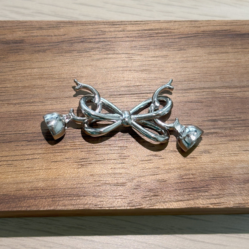 留め具金具 ❘ 蝶結びスプリングクラスプ（変色防止加工）