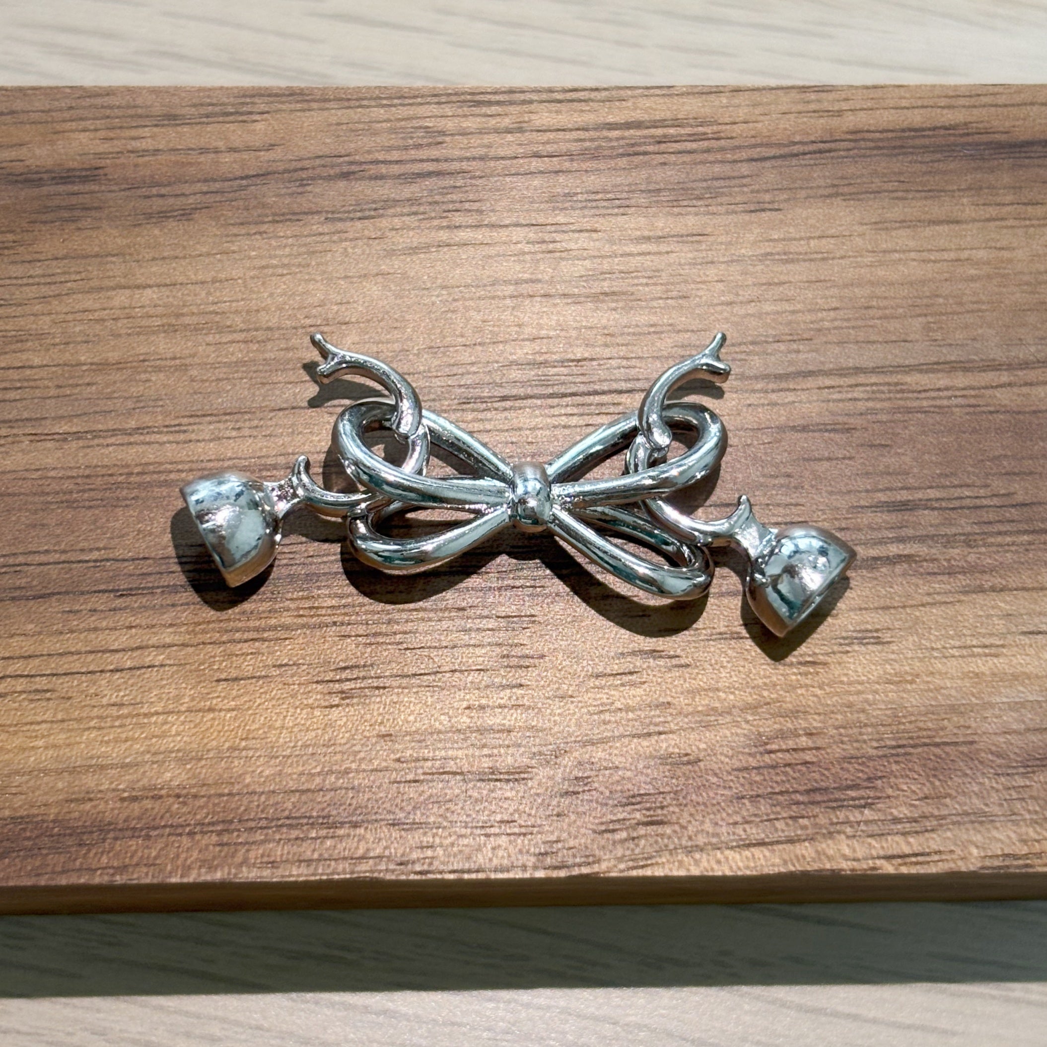 留め具金具 ❘ 蝶結びスプリングクラスプ（変色防止加工）