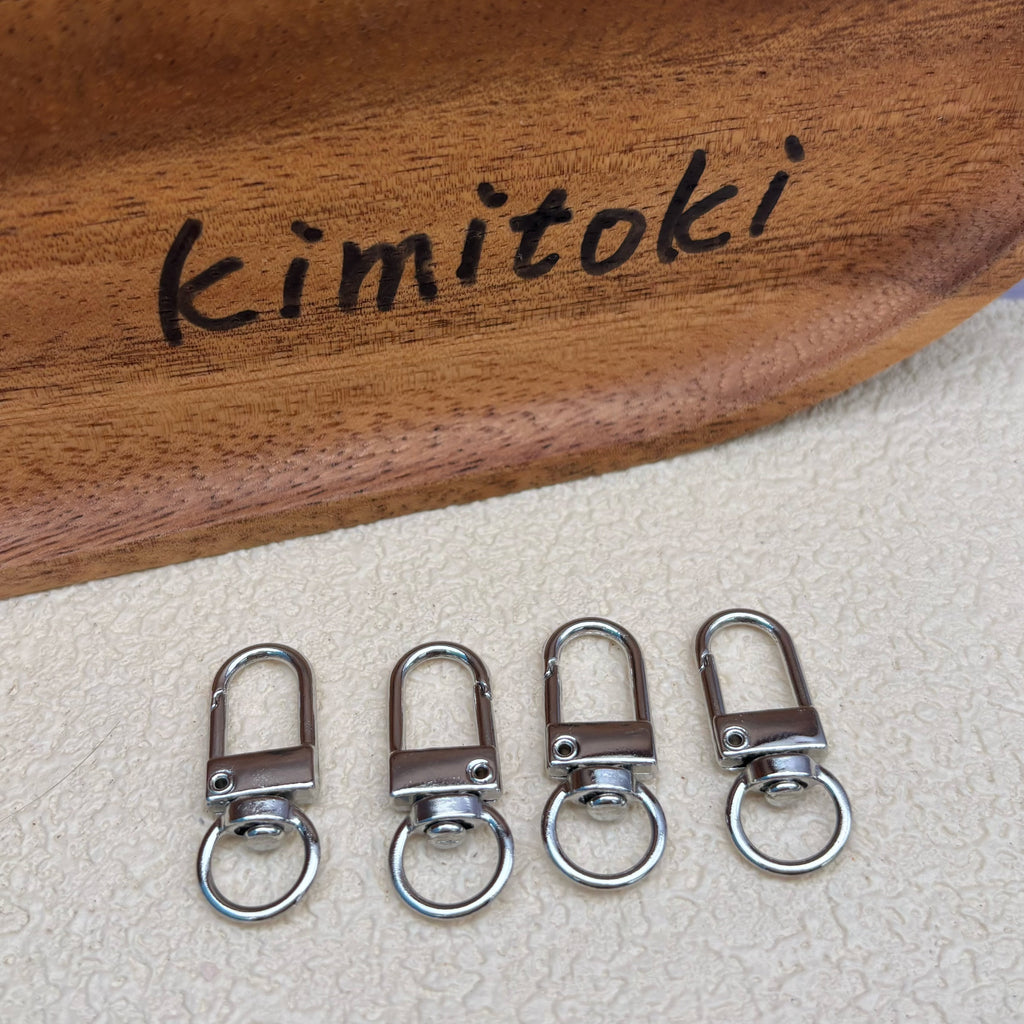 回転丸カン付きキーホルダー　ナスカン