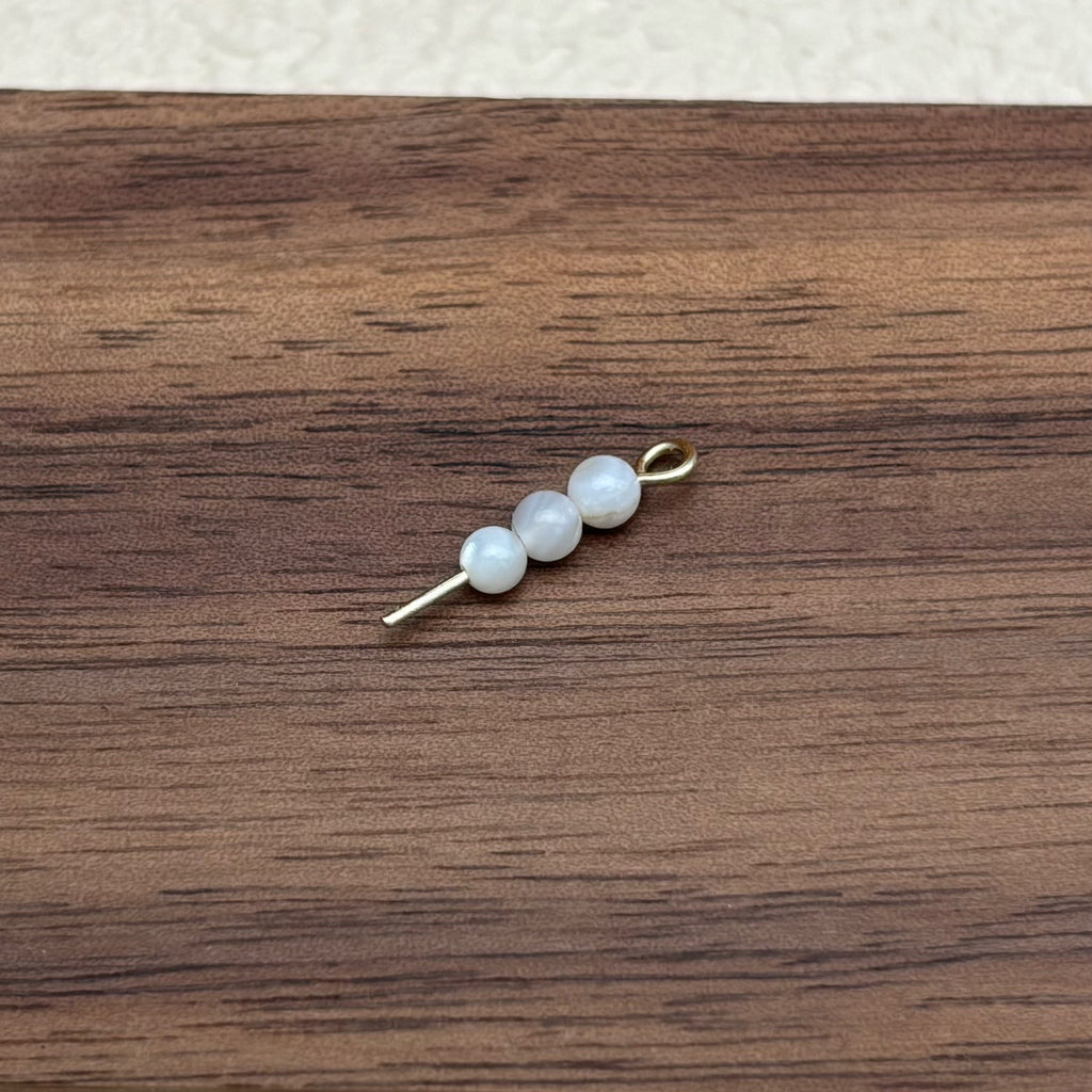 3mm | ホワイトシェルビーズ