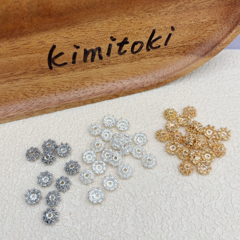 8mm 花座｜ロイヤルクラウン風