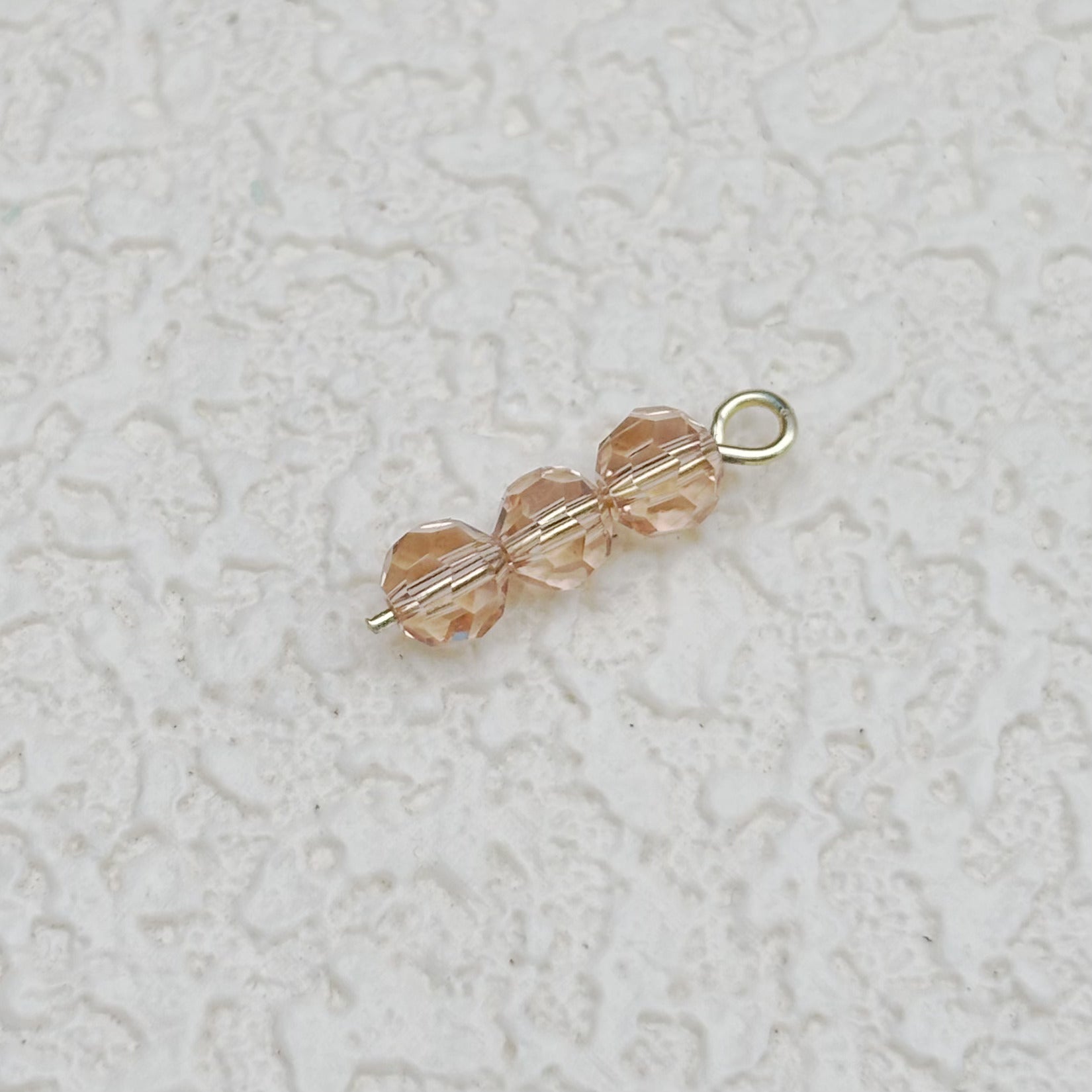 4mm | ヌードピンクスワロ風クリスタルガラスビーズ