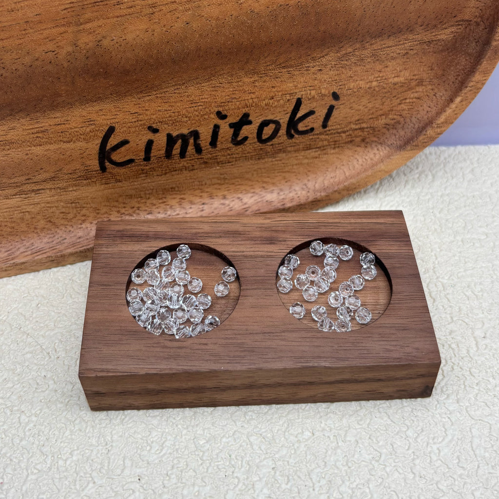 4mm | クリアスワロ風クリスタルガラスビーズ