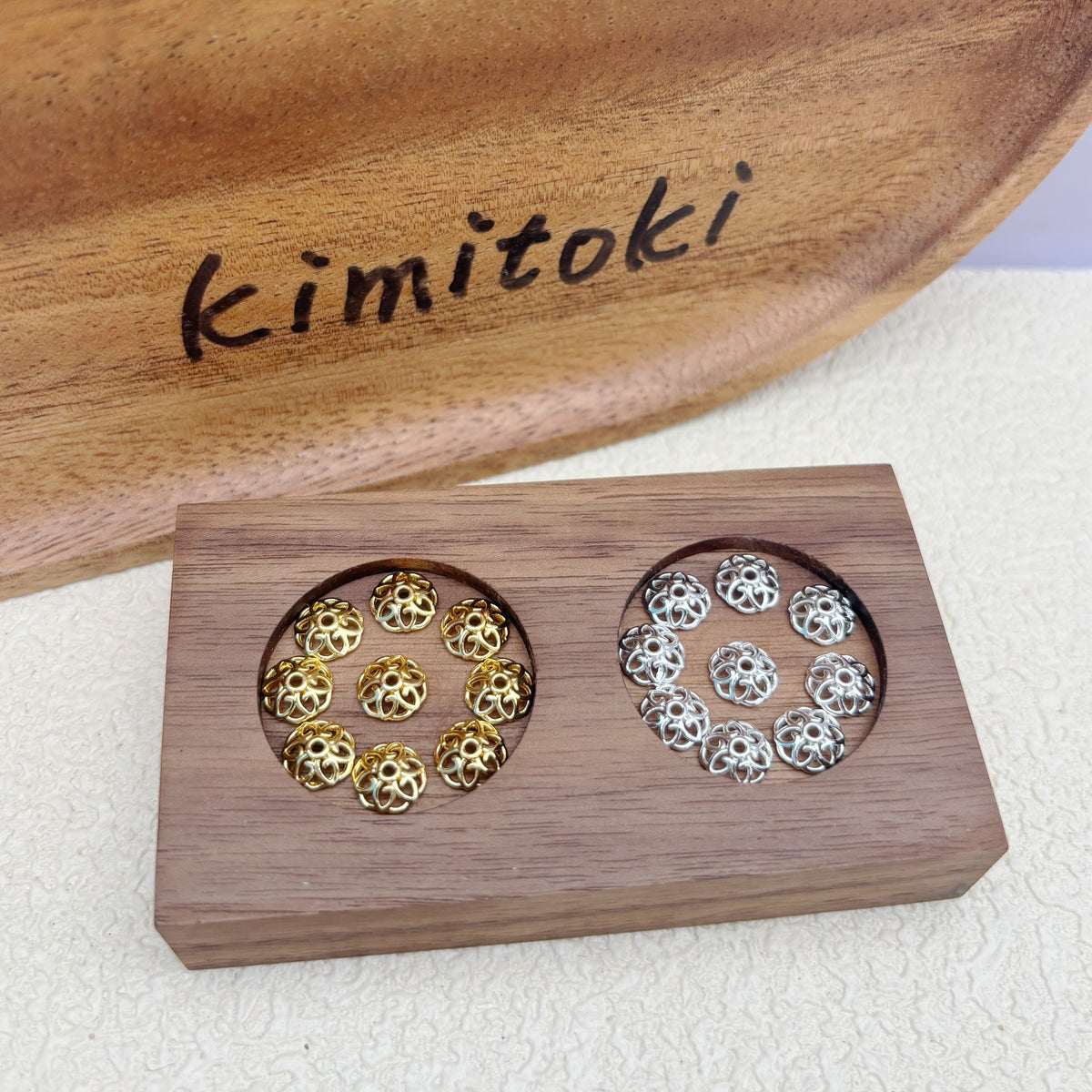 8mm 花座｜六芒星モチーフ