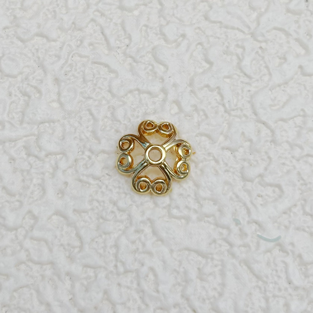 8mm 花座｜ハートモチーフ