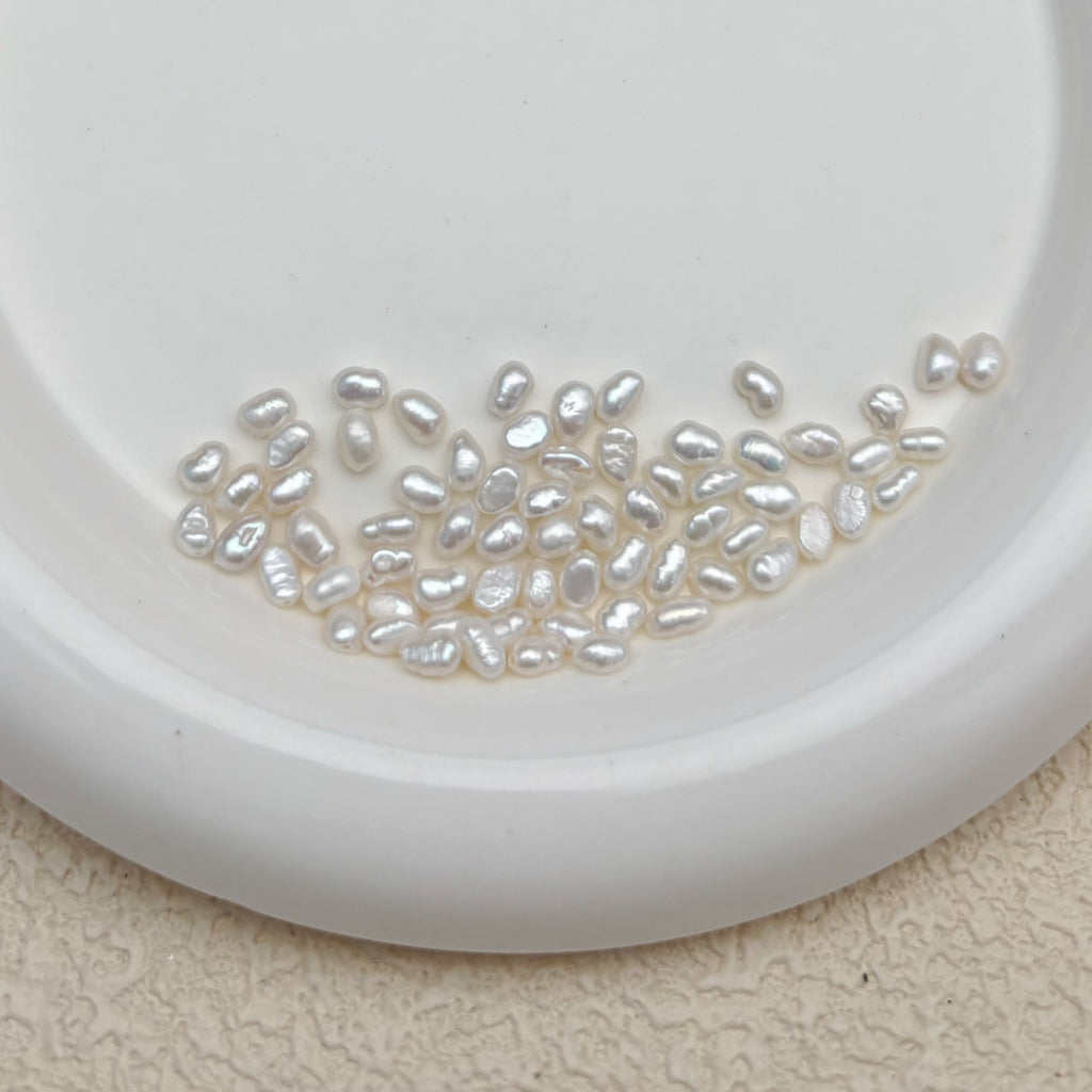 3-4mm | バロック淡水パールビーズビーズ