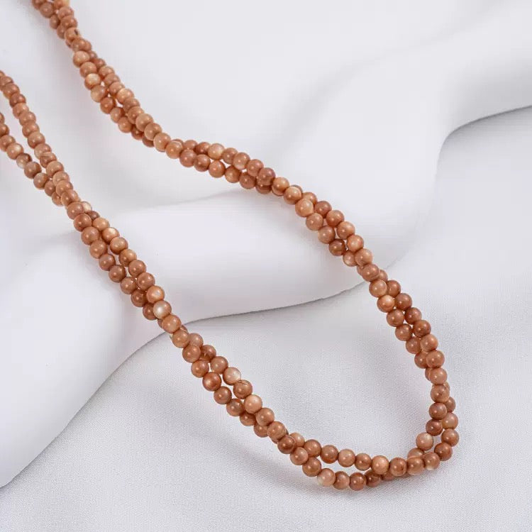 3mm | ブラウンシェルビーズ