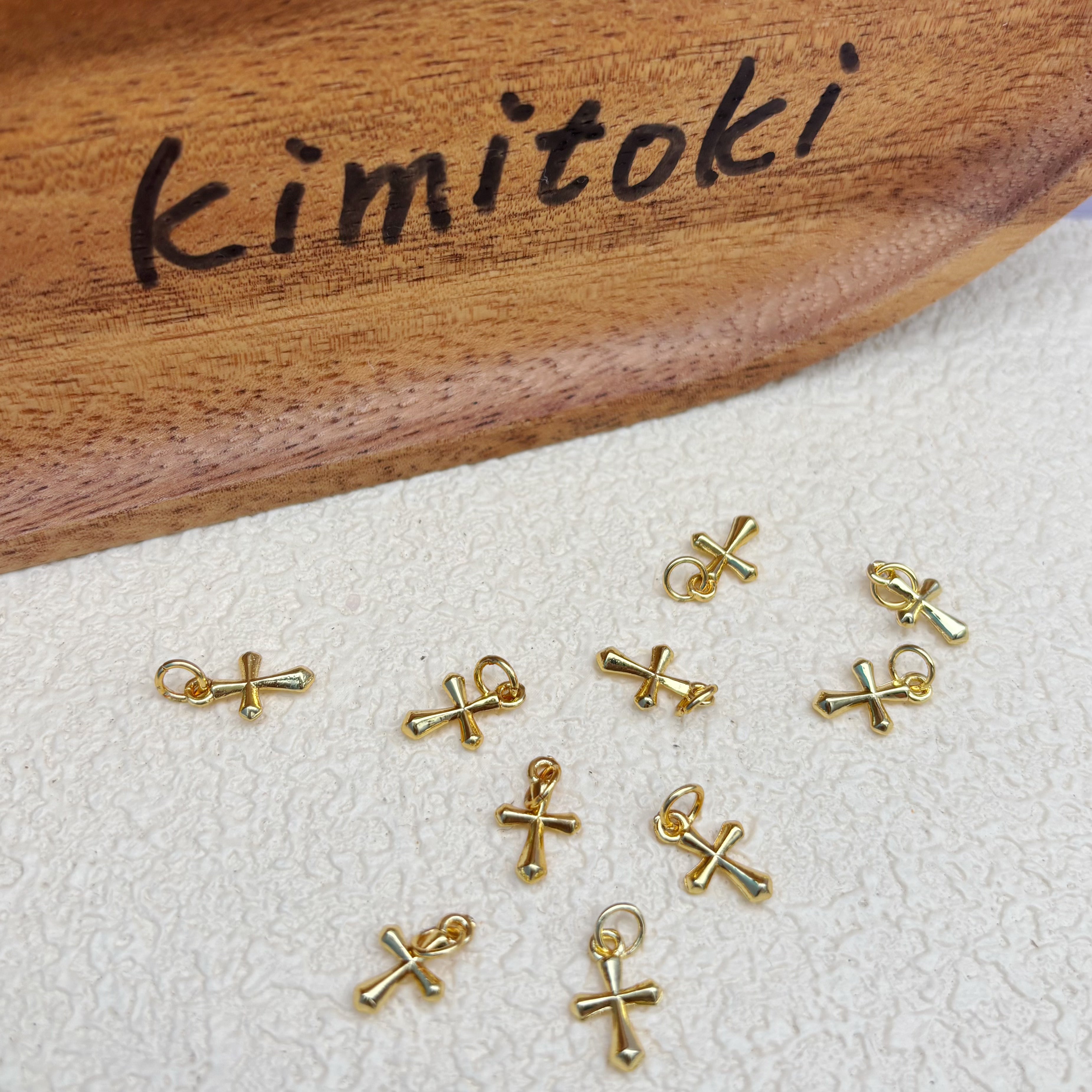 ミニクロスチャーム（変色防止加工）