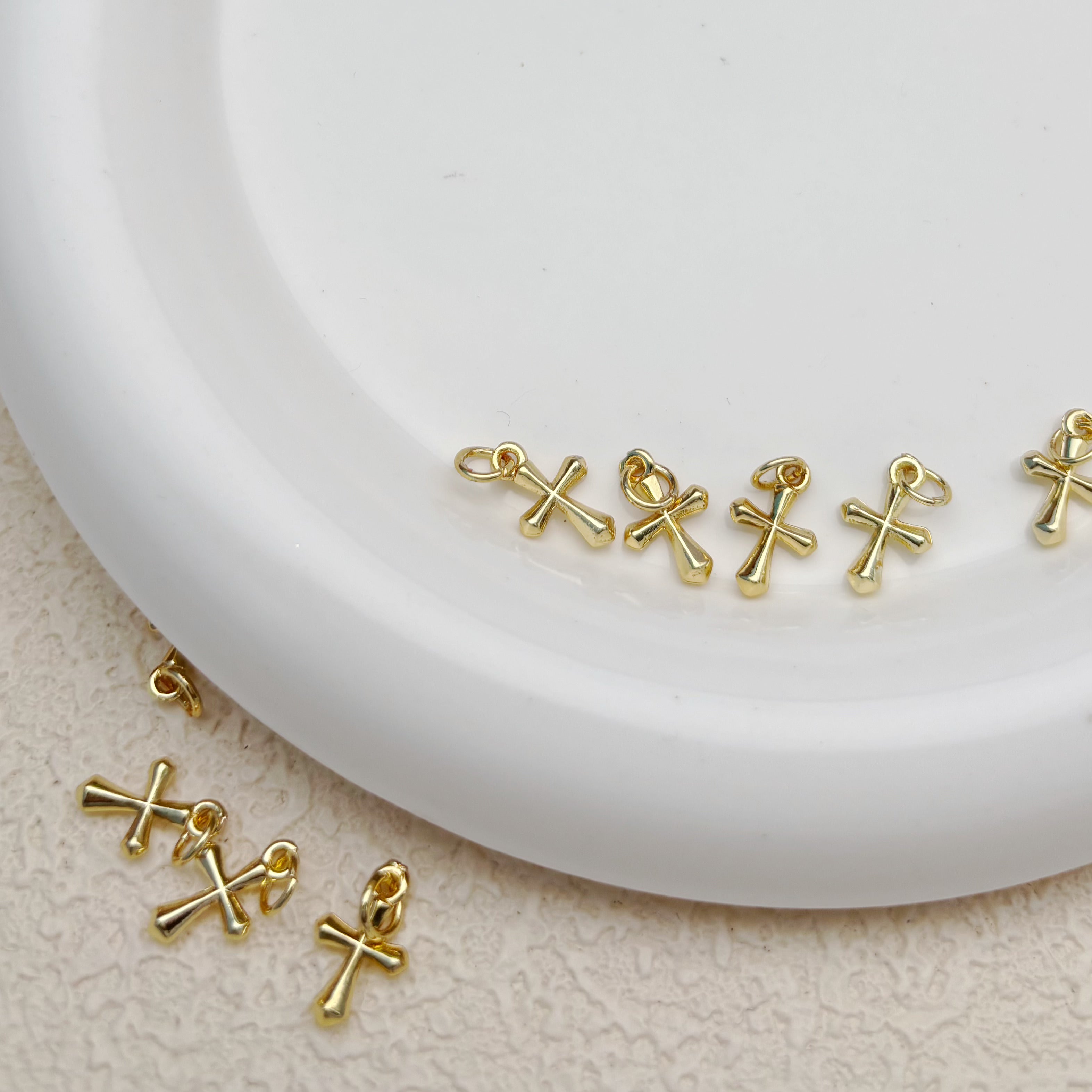 ミニクロスチャーム（変色防止加工）