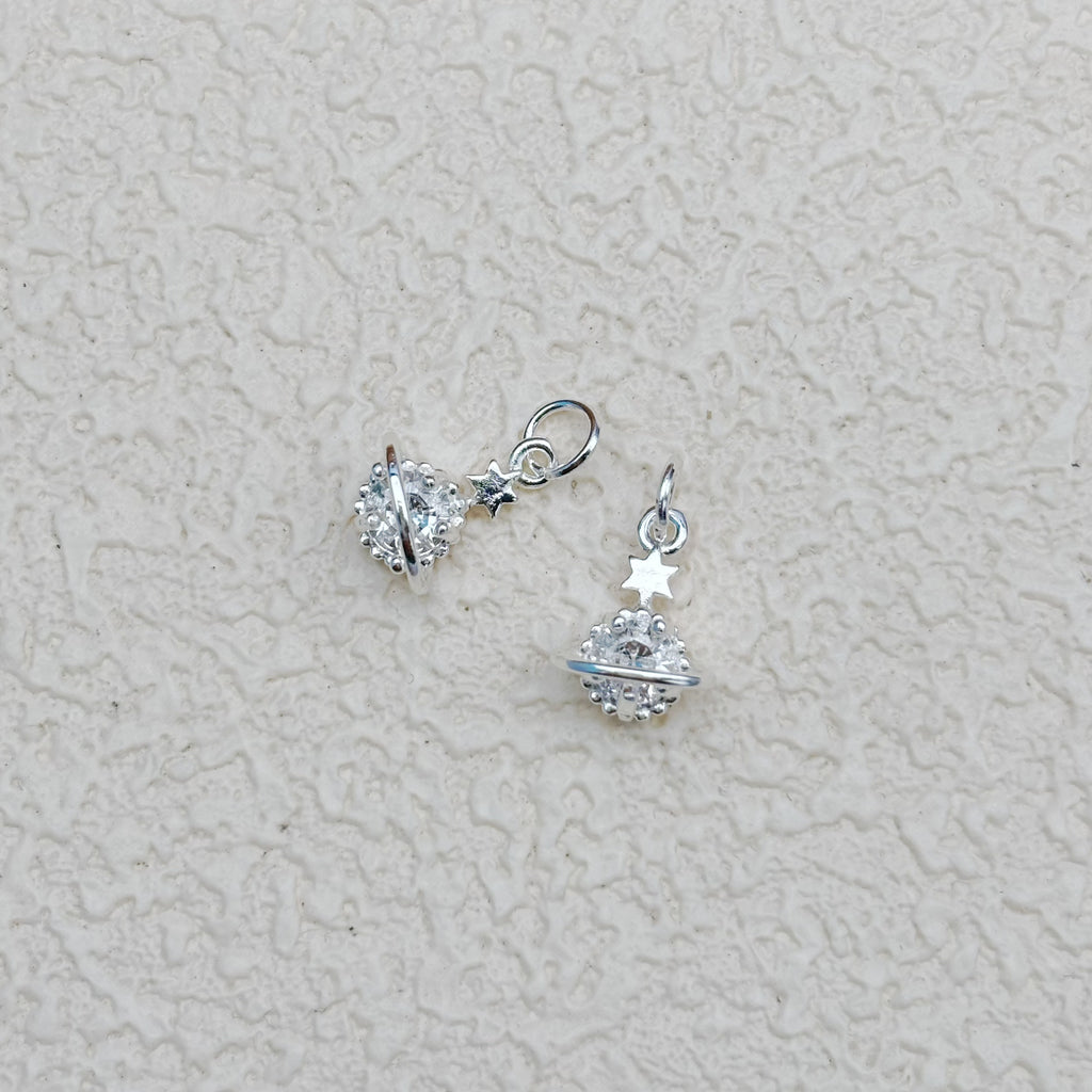 ジルコニアの流れ星チャーム