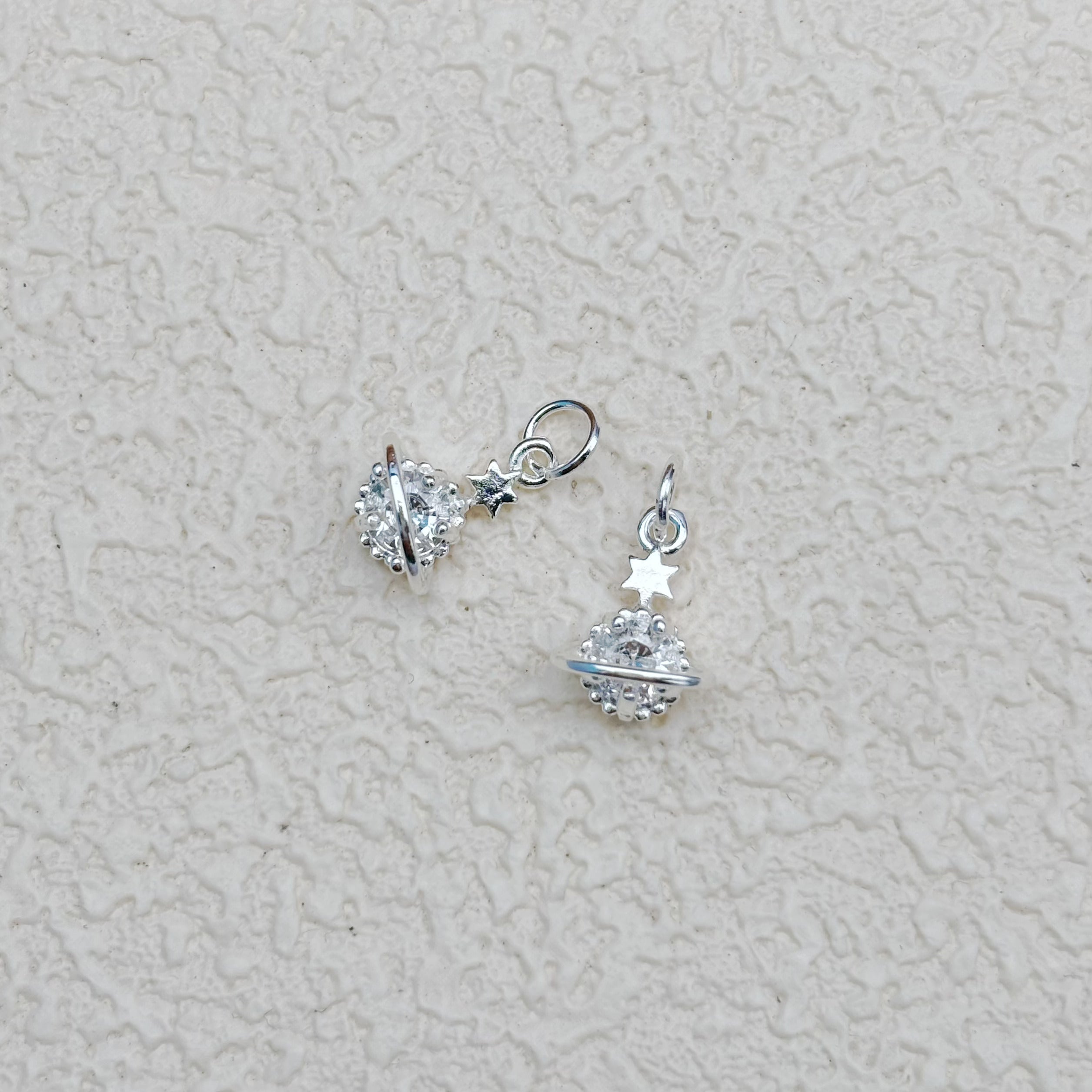ジルコニアの流れ星チャーム