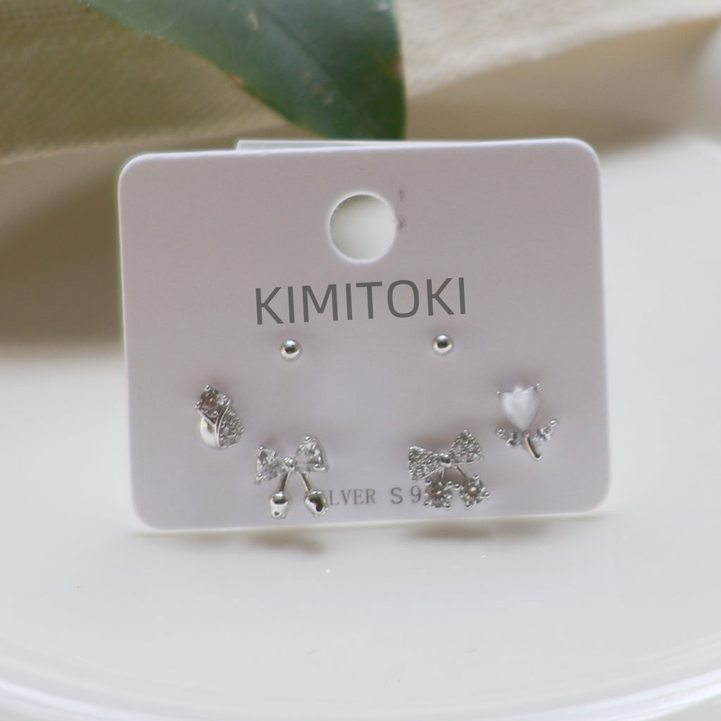 【6個セット】片耳ピアス アソート 925純銀 シルバー