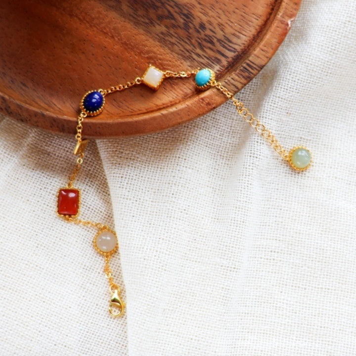 四彩の調べ | 天然宝石ブレスレット